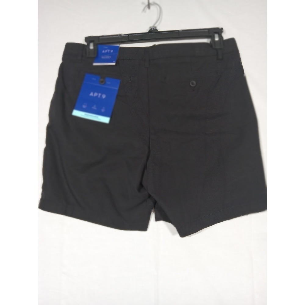 Apt.9 Performance Tech Shorts Men's 34‎ Black Slim Fit 7" Inseam